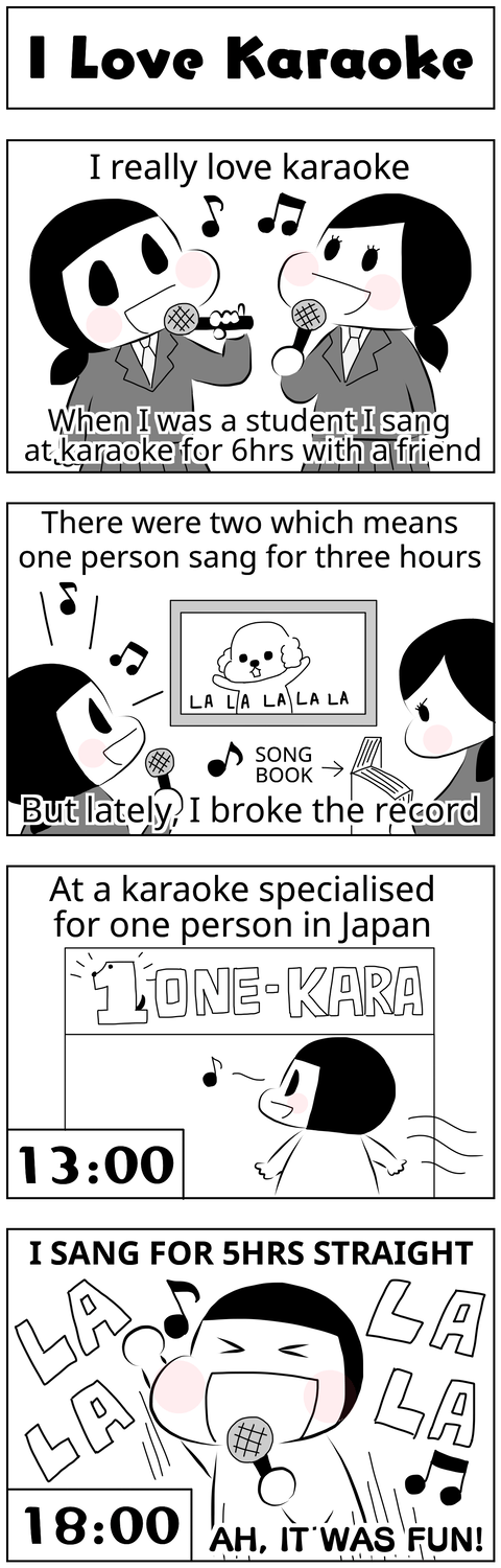manga blog i love karaoke_en