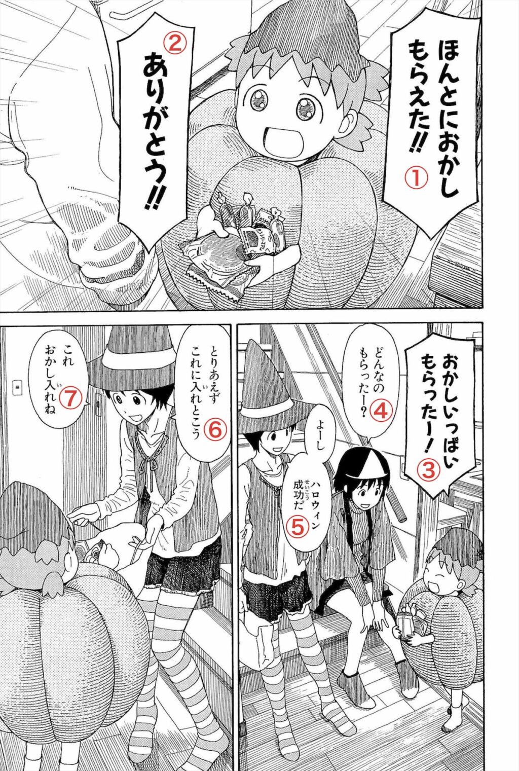 Analysis of Manga Yotsubato! 12 snippet