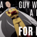 Saitama's Quote I'm A Guy Who's A Hero For Fun